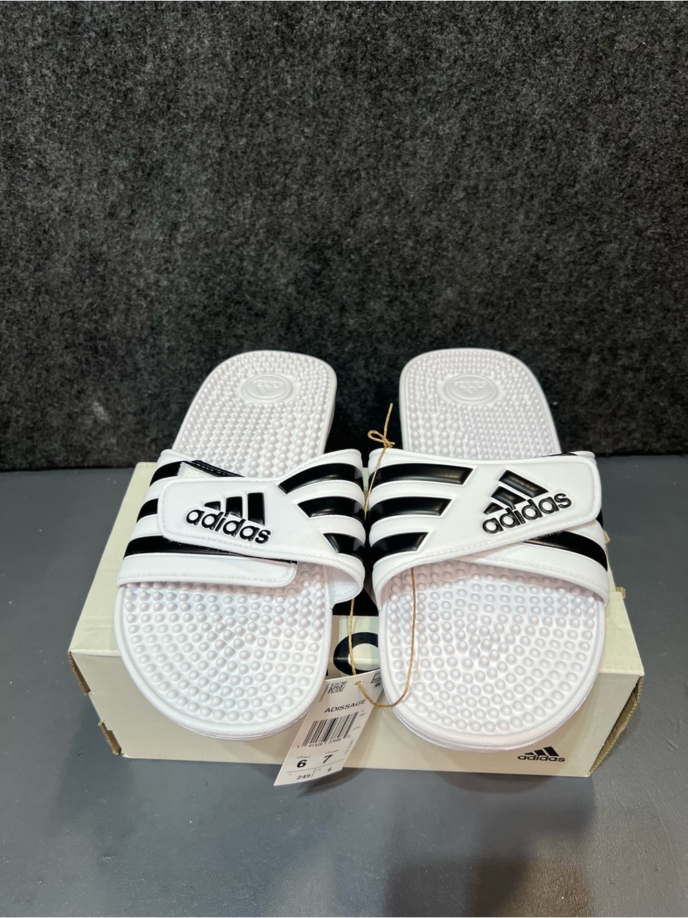 Adidas Adissage Slides - Women’s Size 6